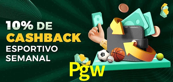 10% de bônus de cashback na Pgw